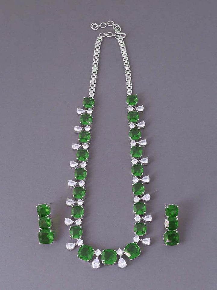 Emerald Orpah Zirconia Jewellery Set