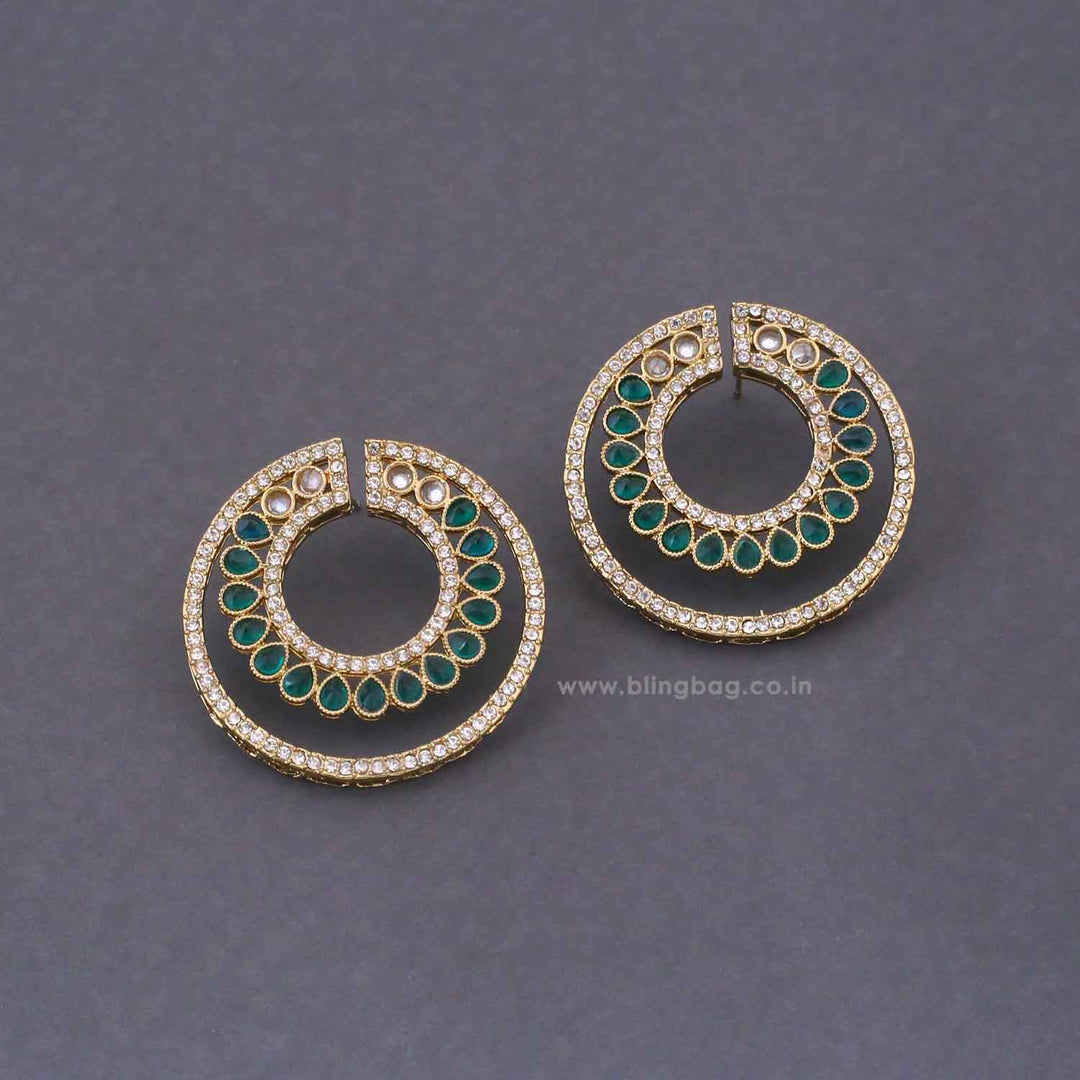 Emerald Palomi Studs