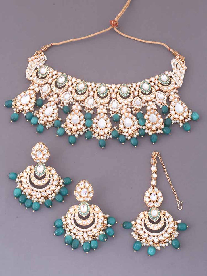 Emerald Panjurli Jewellery Set
