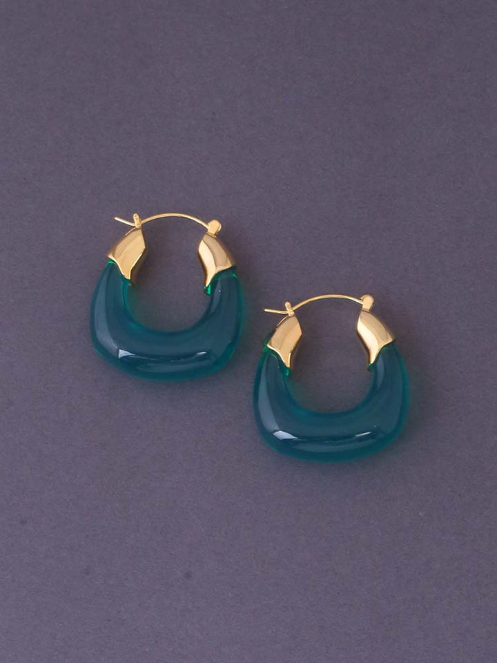 Emerald Parana Studs