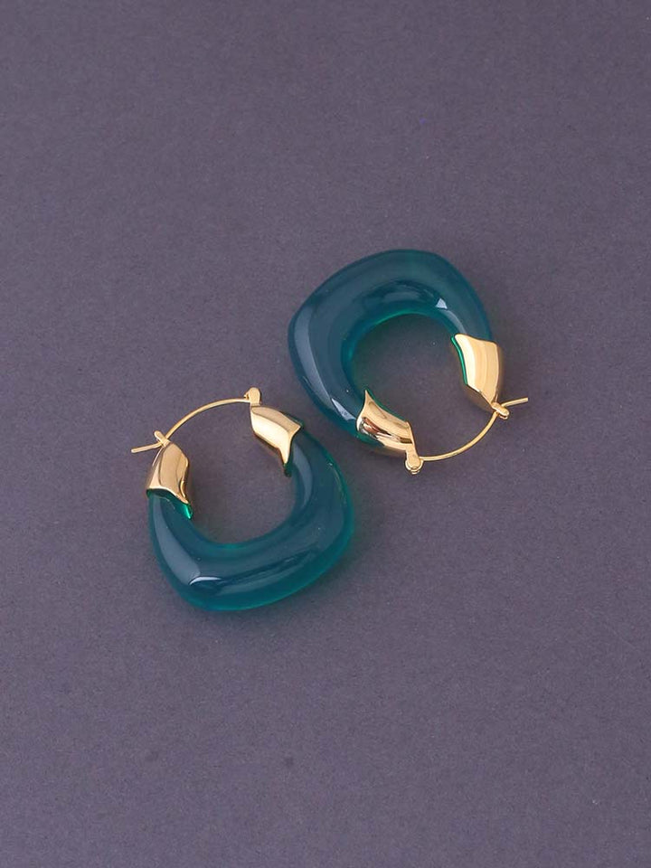 Emerald Parana Studs