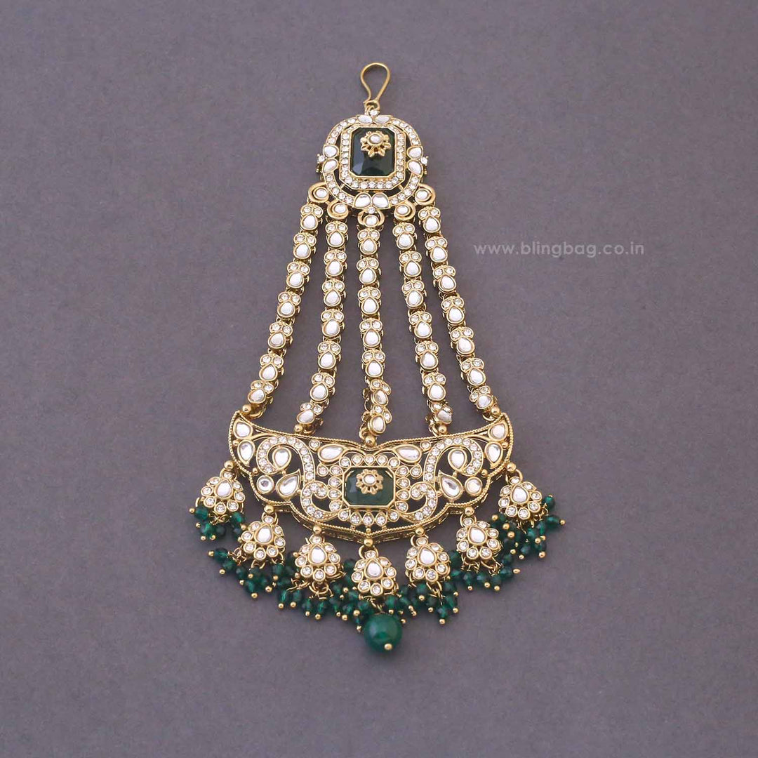 Emerald Parineeta Bridal Jewellery Set