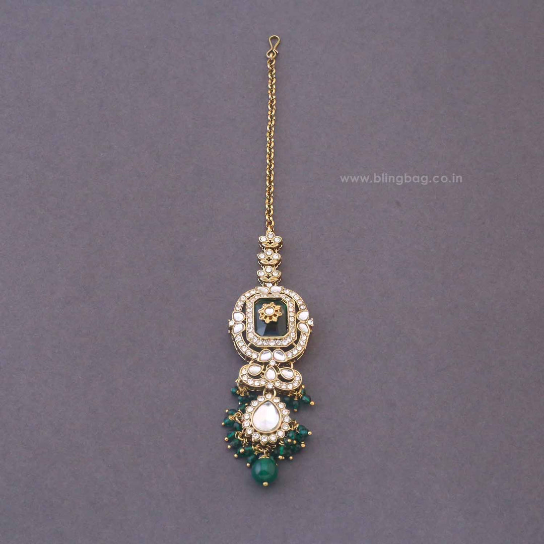 Emerald Parineeta Bridal Jewellery Set