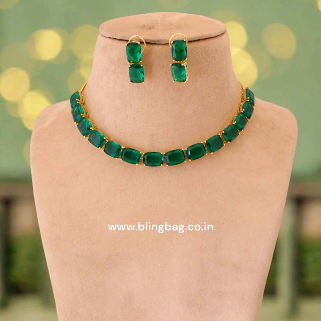 Emerald Paulina Zirconia Jewellery Set