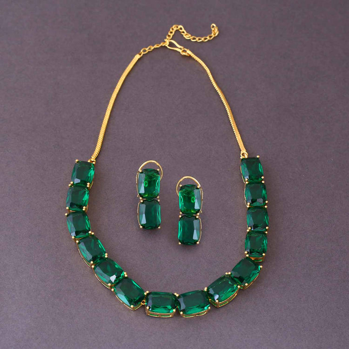 Emerald Paulina Zirconia Jewellery Set