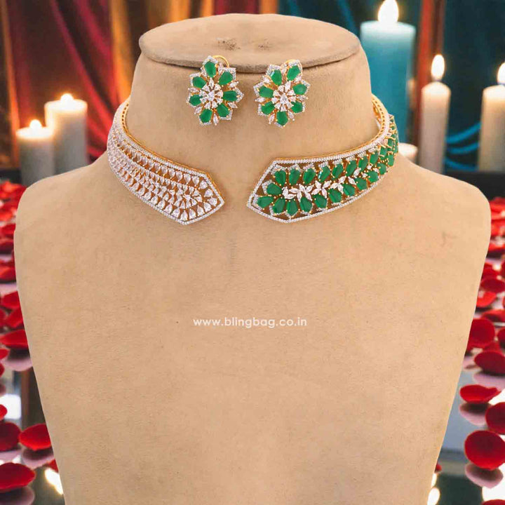 Emerald Perrine Hasli Zirconia Jewellery Set