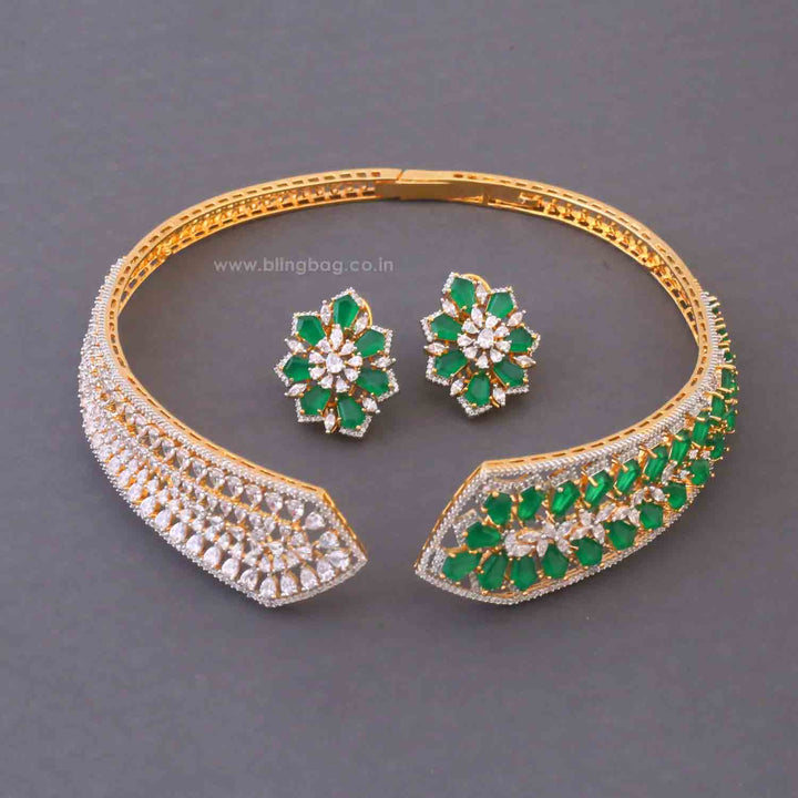 Emerald Perrine Hasli Zirconia Jewellery Set