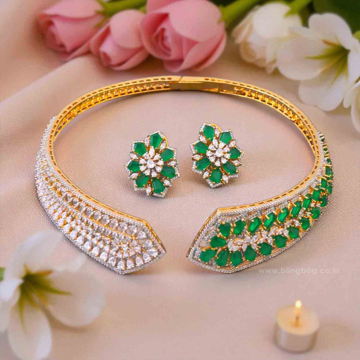 Emerald Perrine Hasli Zirconia Jewellery Set