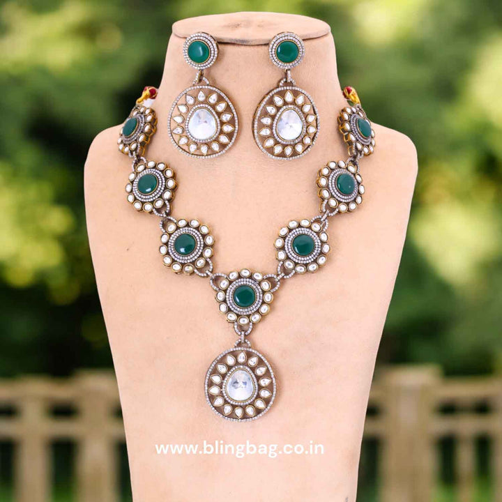 Emerald Petra Victorian Jewellery Set - New Arrival