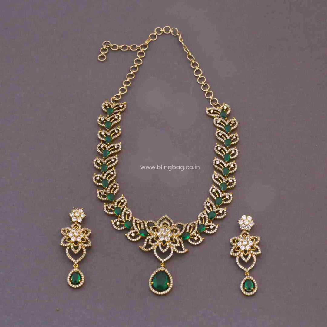 Emerald Phaedra Victorian Jewellery Set - New Arrival