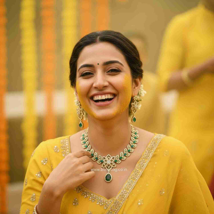 Emerald Phaedra Victorian Jewellery Set - New Arrival