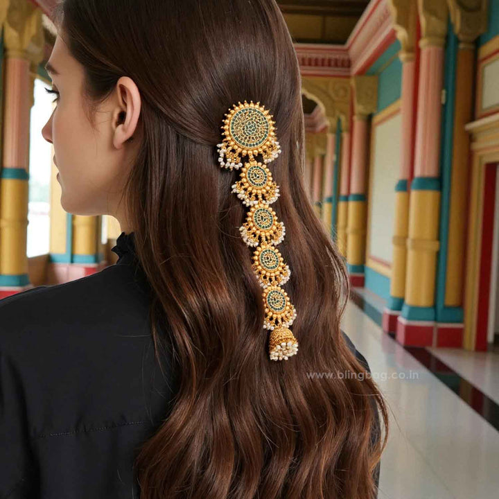 Emerald Phoolwati Hair Chooti
