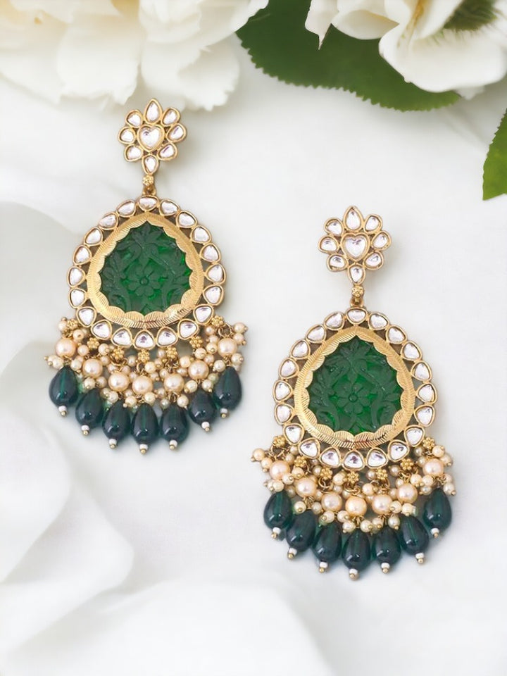 Emerald Poojeshwari Danglers