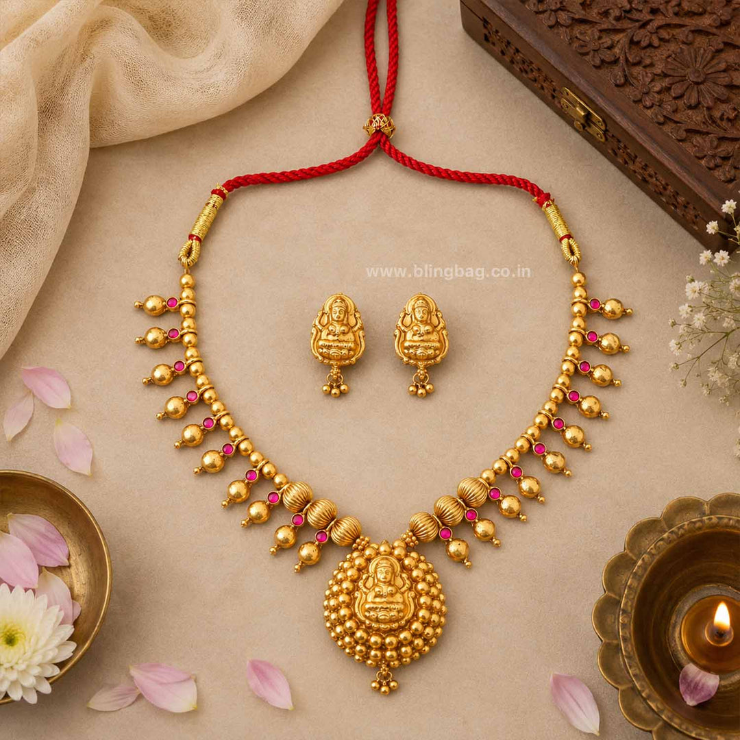 Rani Prajakta Antique Jewellery Set- New Arrival