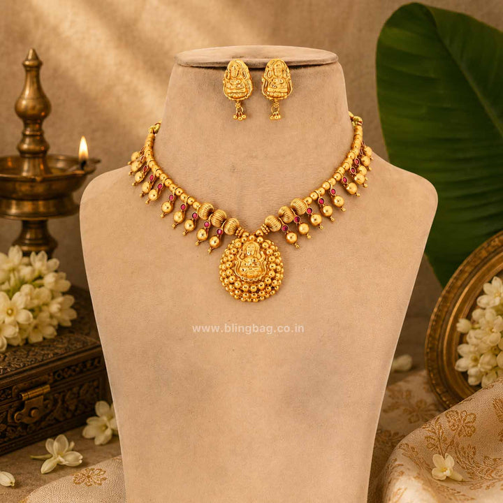 Rani Prajakta Antique Jewellery Set- New Arrival