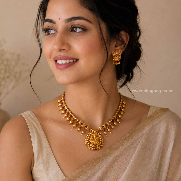 Rani Prajakta Antique Jewellery Set- New Arrival