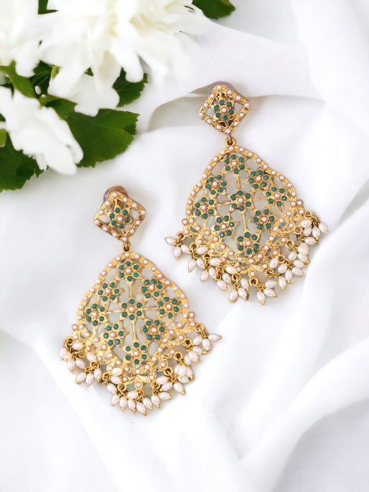 Emerald Prakruti Ethnic Danglers