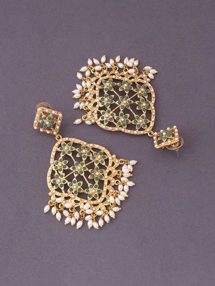 Emerald Prakruti Ethnic Danglers