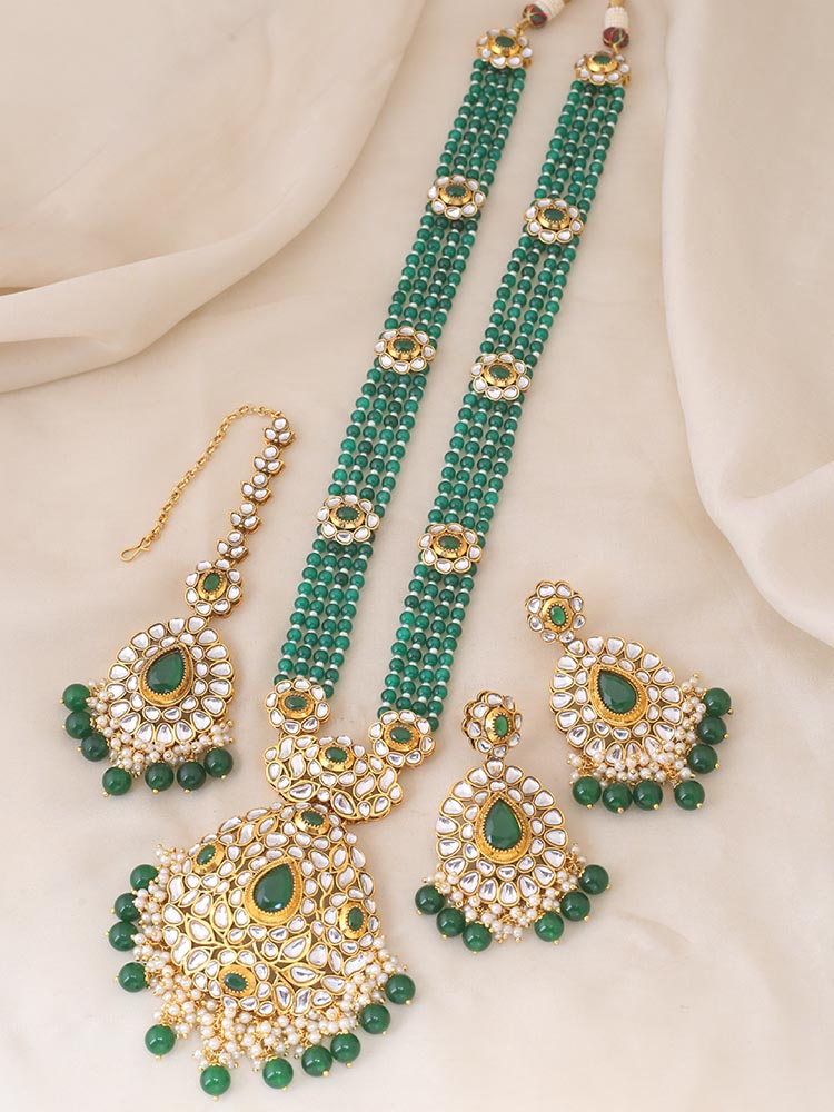 Emerald Prema Jewellery Set