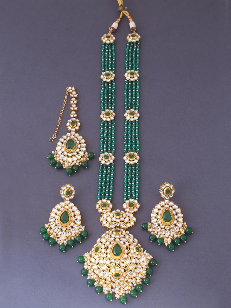 Emerald Prema Jewellery Set