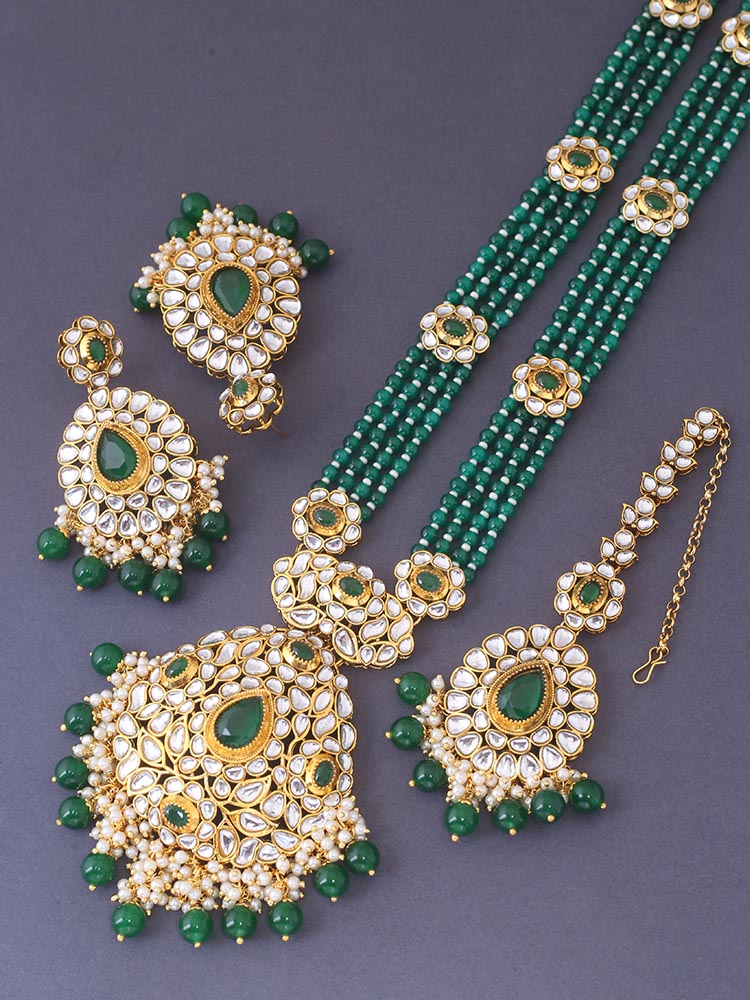 Emerald Prema Jewellery Set