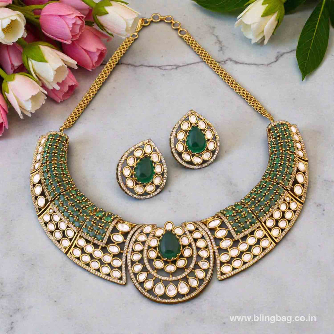 Emerald Pristani Hasli Victorian Jewellery Set- New Arrivals