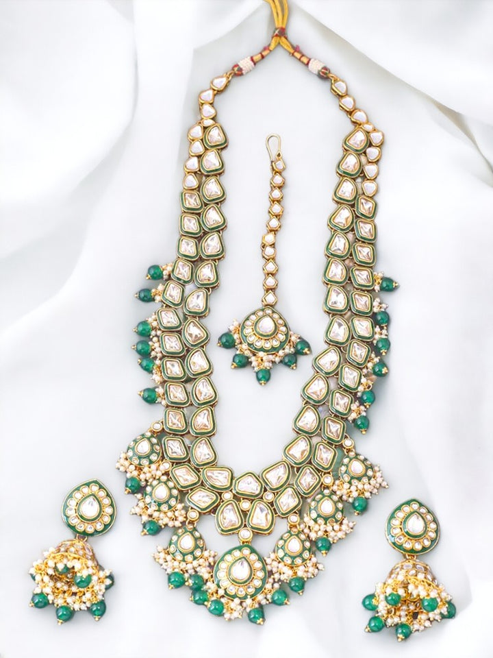 Emerald Rachana Jewellery Set