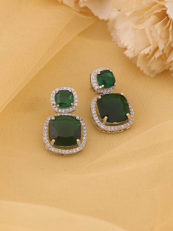 Emerald Raewyn Zirconia Studs