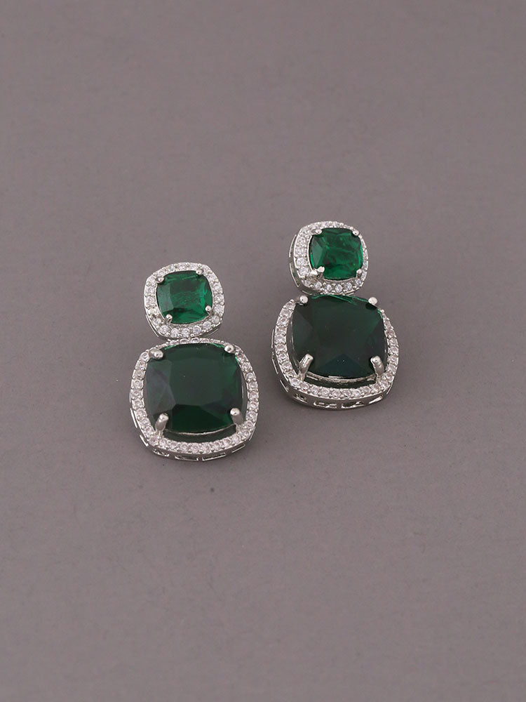 Emerald Raewyn Zirconia Studs
