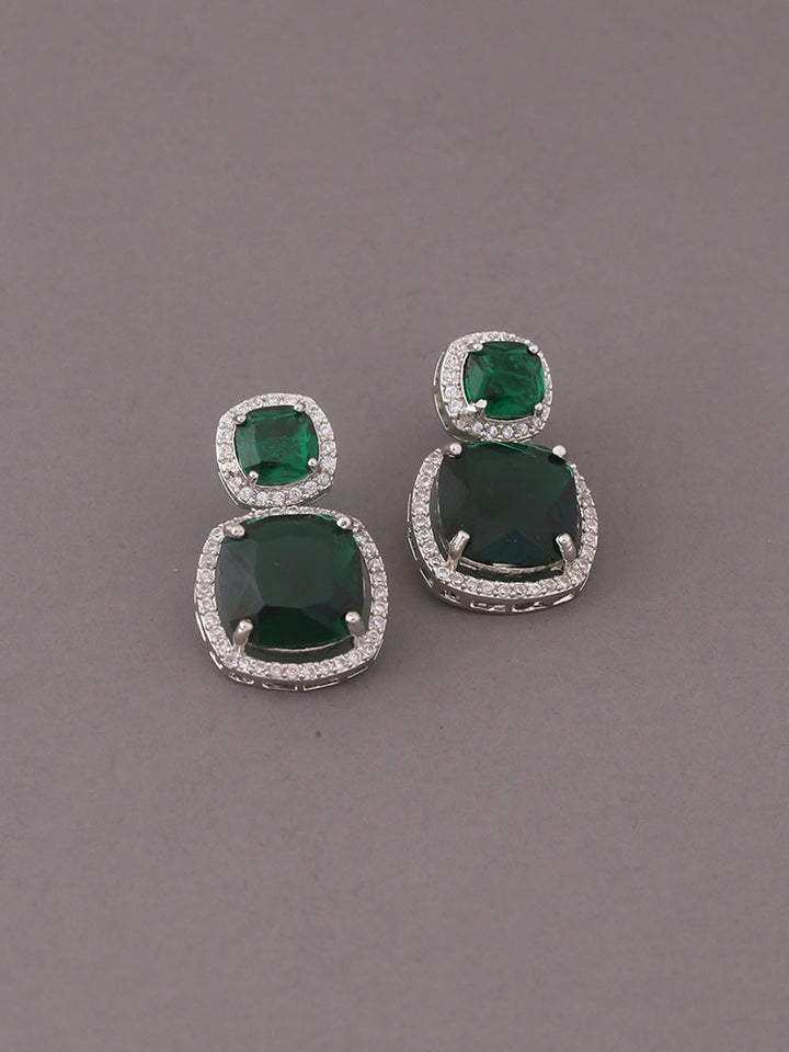 Emerald Raewyn Zirconia Studs