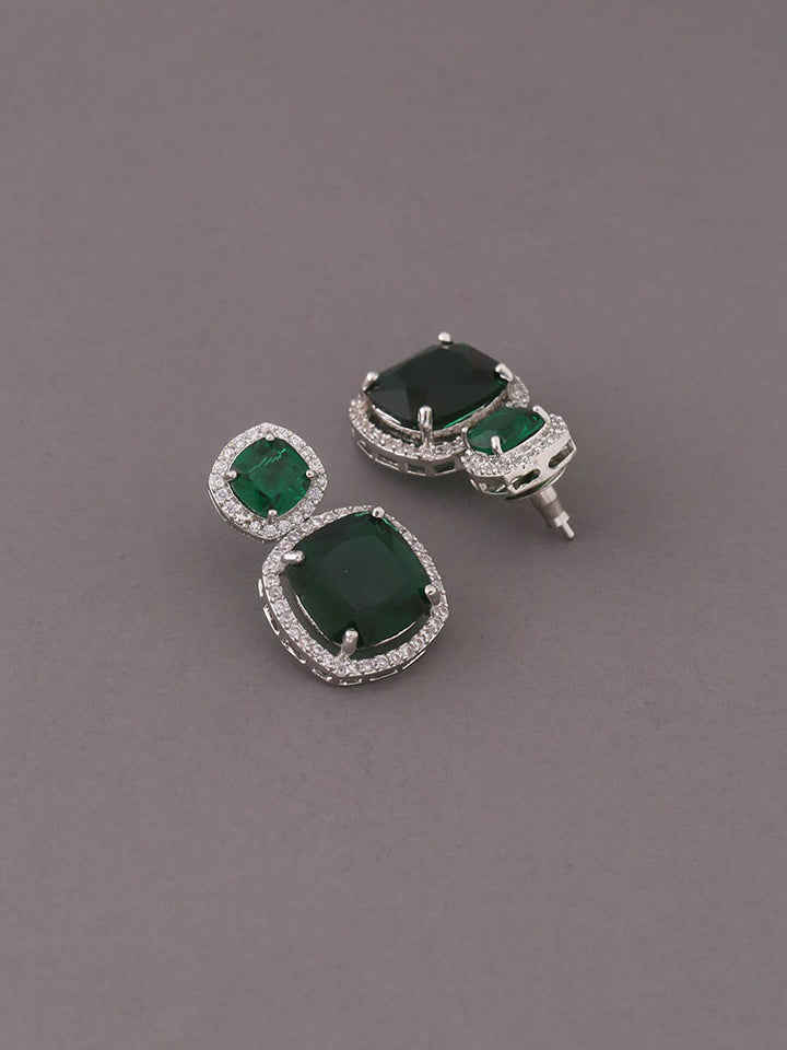 Emerald Raewyn Zirconia Studs