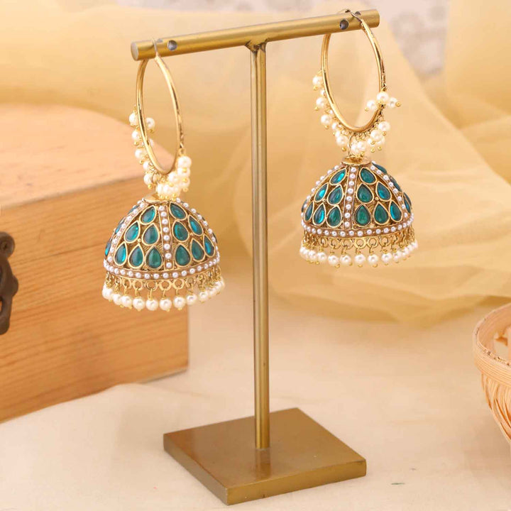 Emerald Rafifa Jhumkis