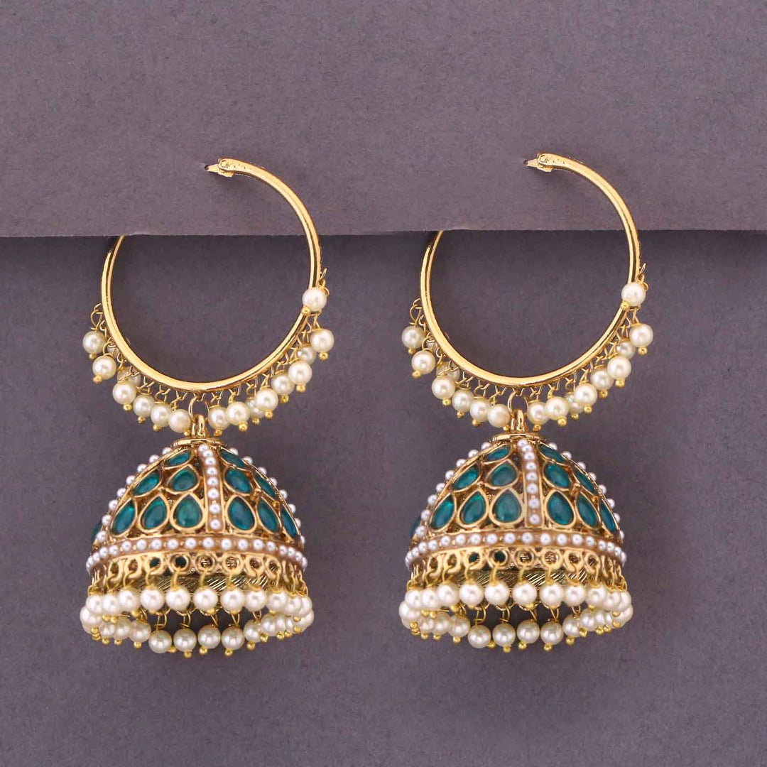 Emerald Rafifa Jhumkis