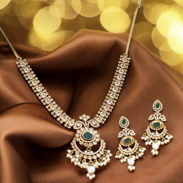 Emerald Raga Victorian Jewellery Set - New Arrival
