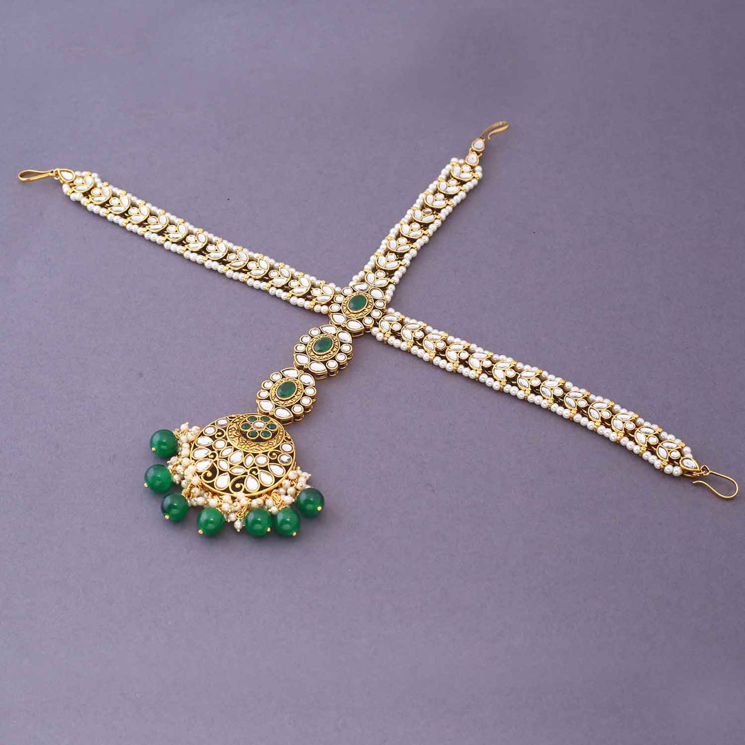 Emerald Raghni Bridal Jewellery Set