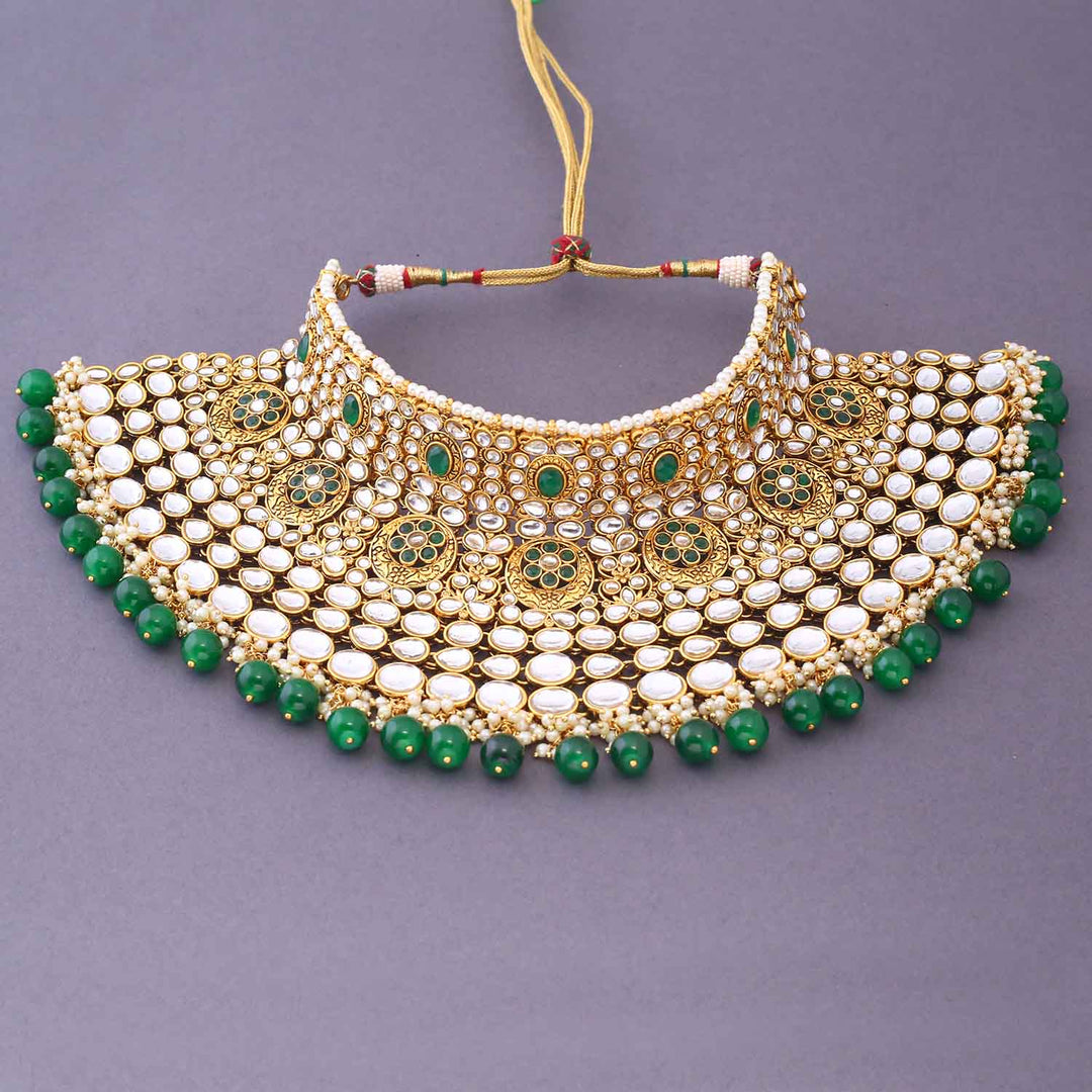 Emerald Raghni Bridal Jewellery Set