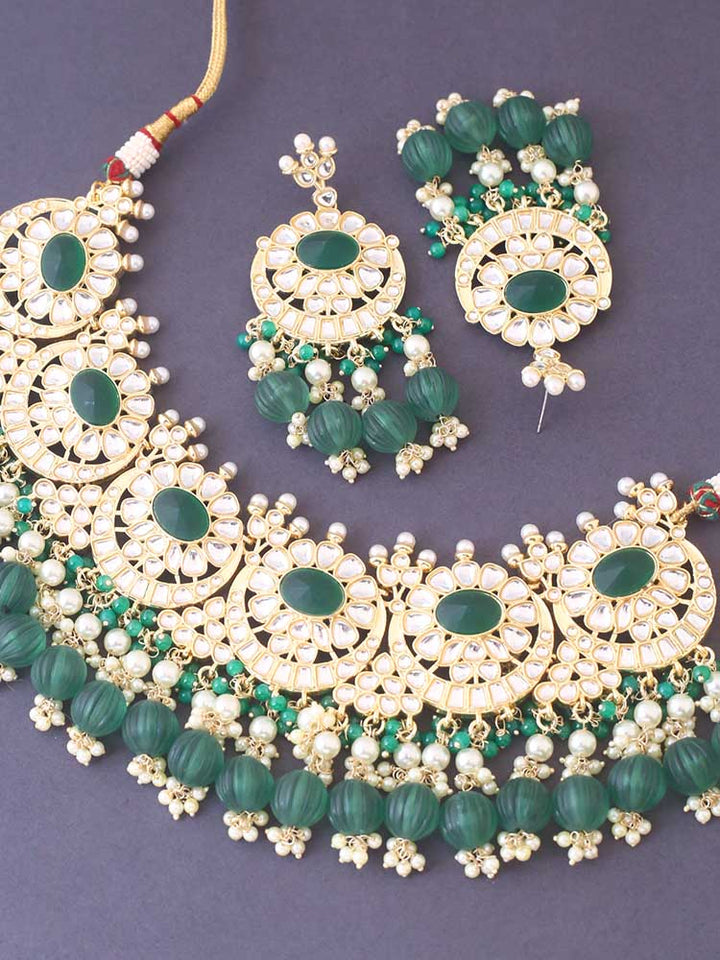 Emerald Rajani Jewellery Set