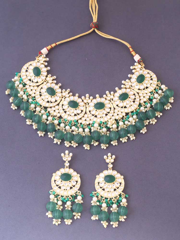 Emerald Rajani Jewellery Set