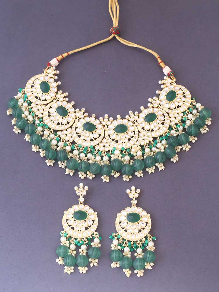 Emerald Rajani Jewellery Set