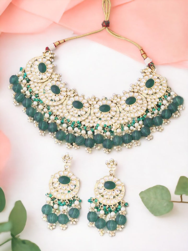 Emerald Rajani Jewellery Set