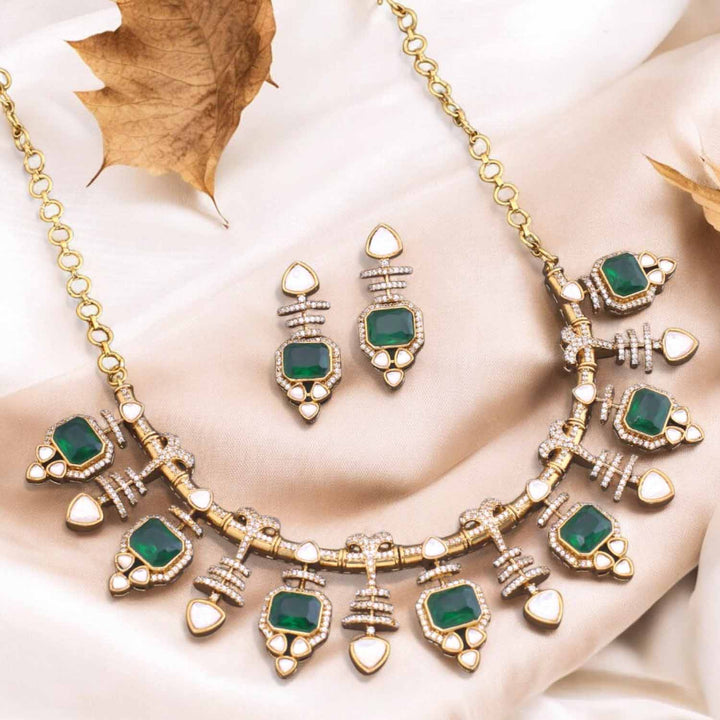 Emerald Ravash Victorian Jewellery Set - New Arrival