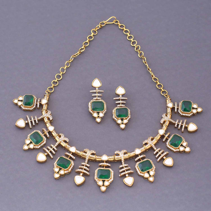 Emerald Ravash Victorian Jewellery Set - New Arrival