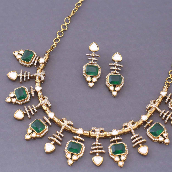 Emerald Ravash Victorian Jewellery Set - New Arrival