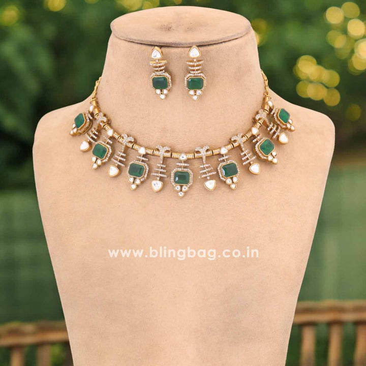 Emerald Ravash Victorian Jewellery Set - New Arrival