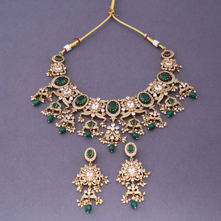 Emerald Rayna Victorian Jewellery Set - New Arrival