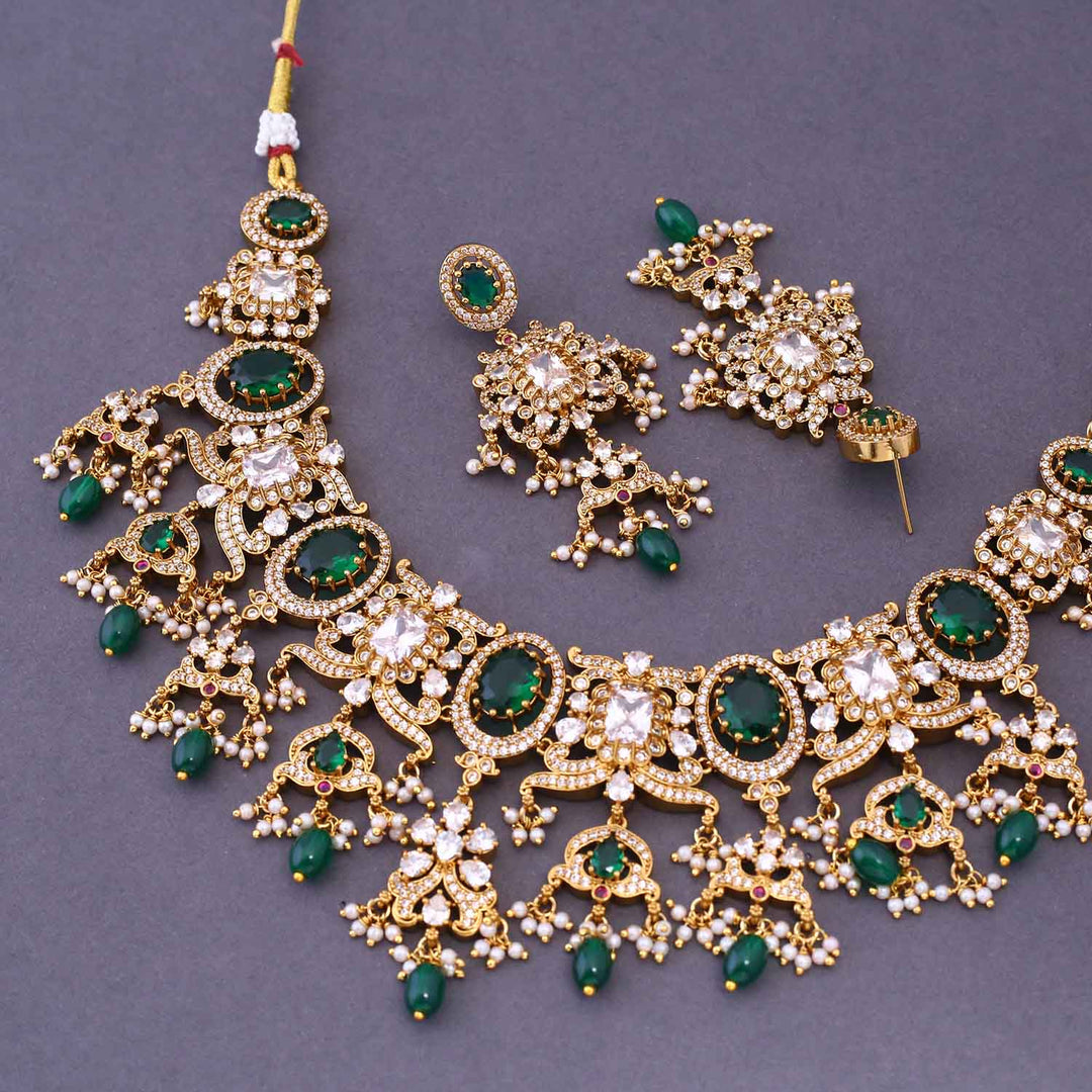 Emerald Rayna Victorian Jewellery Set - New Arrival