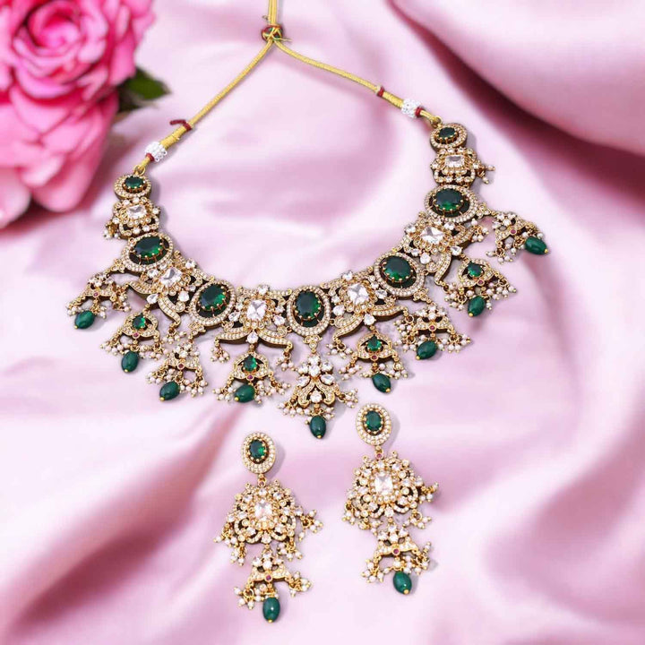 Emerald Rayna Victorian Jewellery Set - New Arrival