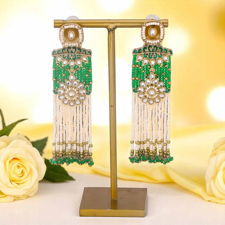 Emerald Reeviya Tassels