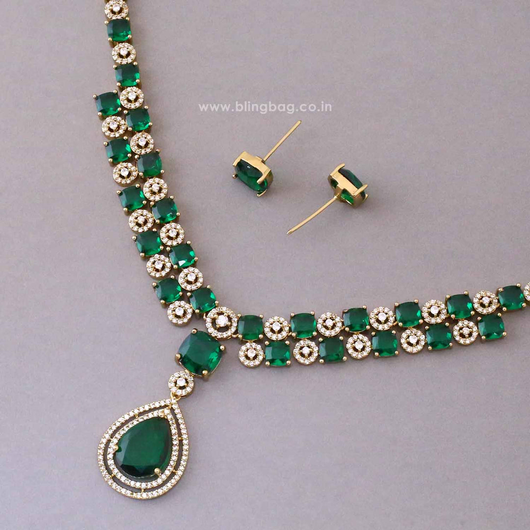 Emerald Regal Victorian Jewellery Set - New Arrival