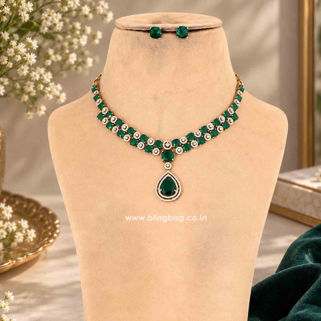 Emerald Regal Victorian Jewellery Set - New Arrival